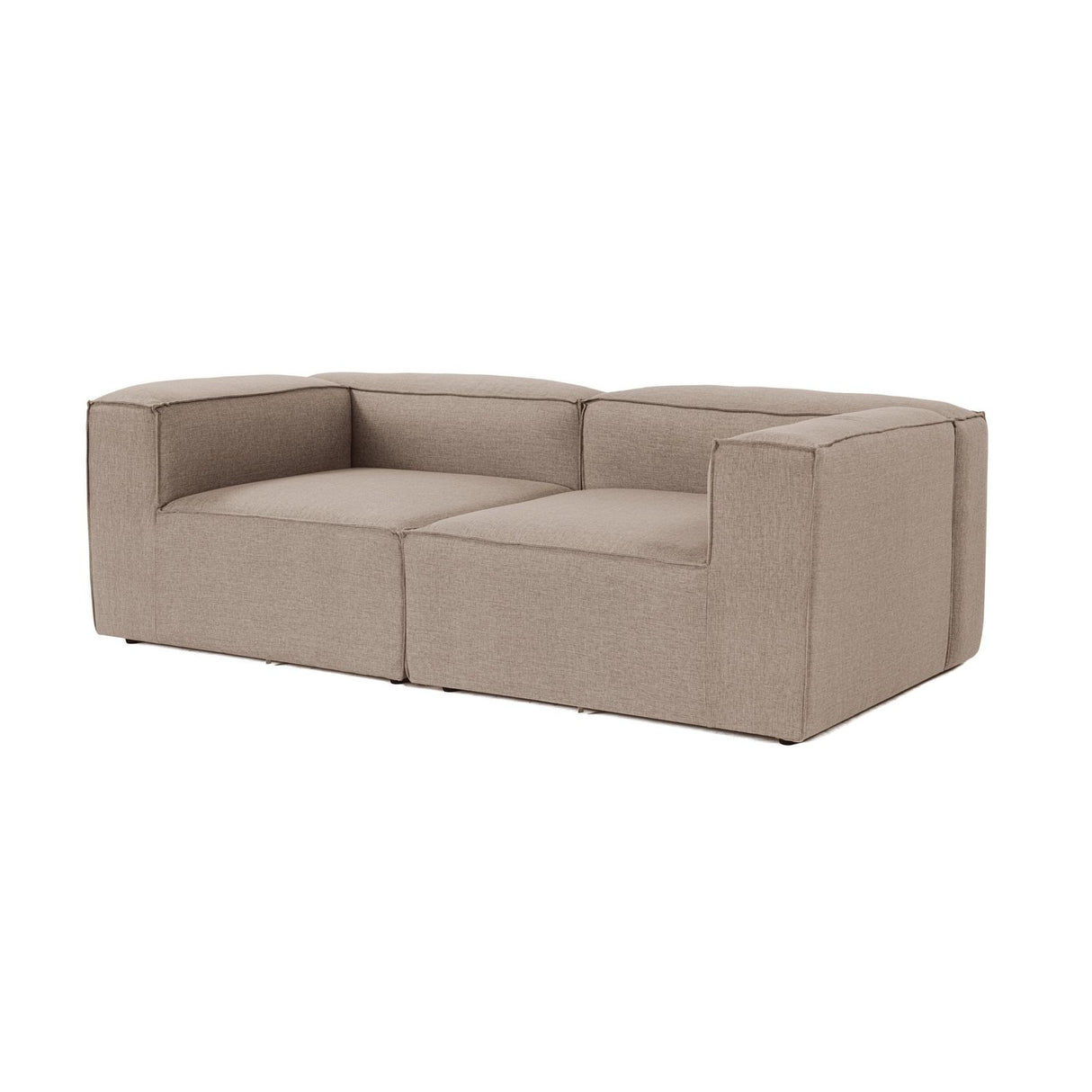 Fora 2-sits (214 x 66 x 105 cm) 2-sitssoffa Brun