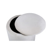 Limpen Puff Vit, Polyestersammet