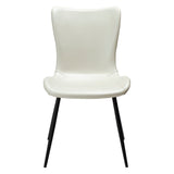 Medusa Stol Bone White Art.Leather, Black