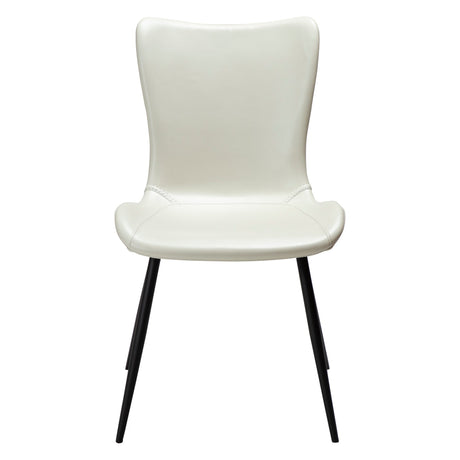 Medusa Stol Bone White Art.Leather, Black