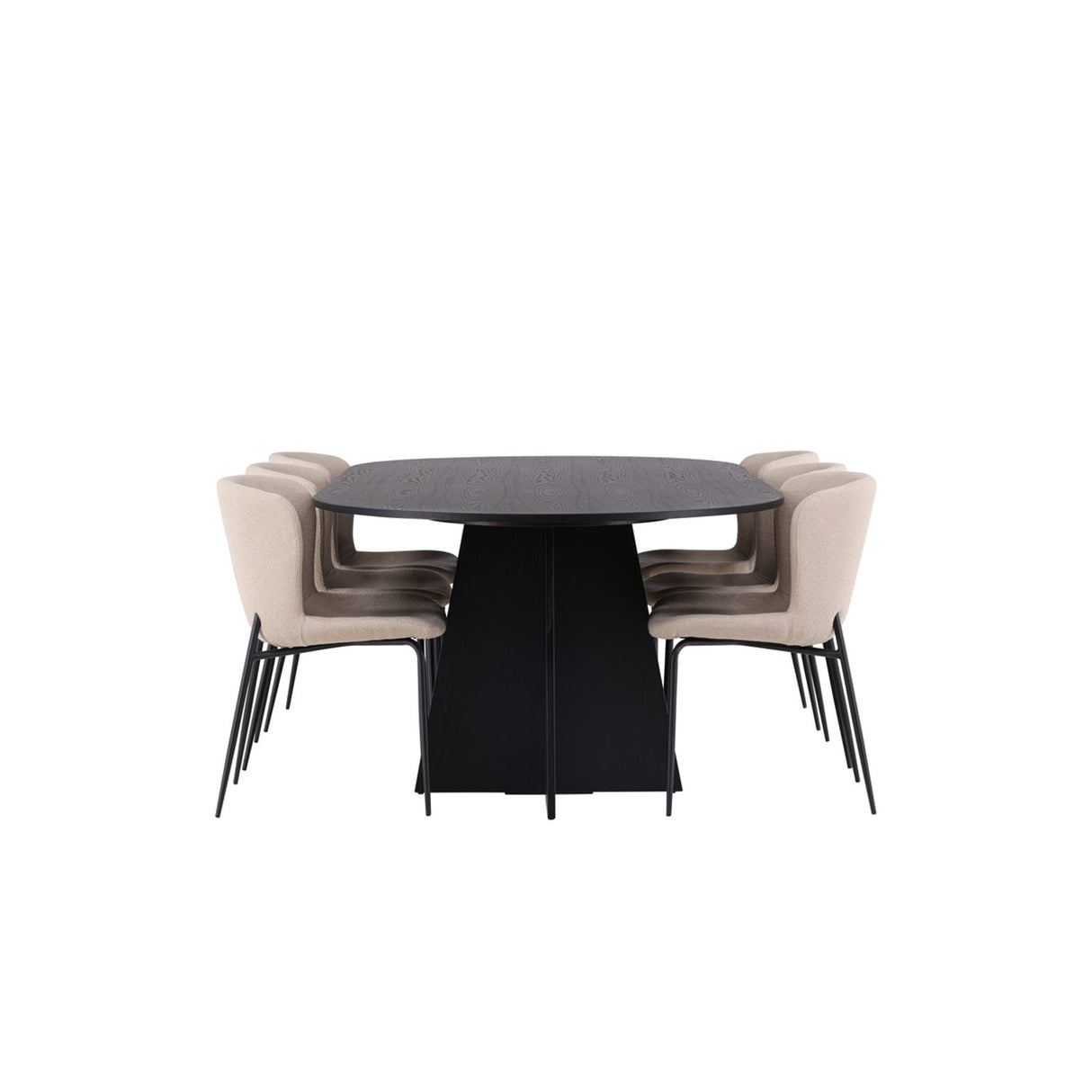 Bootcut, Modesto Oval matgrupp Svart,Brun, Svart, 230 x 115