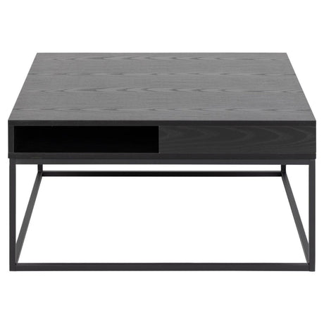 Willford Soffbord 80x80 cm Svart aska