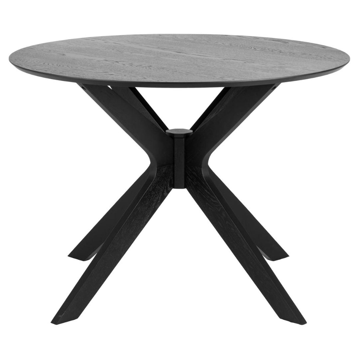 Duncan Matbord 75x105x105 cm Svart