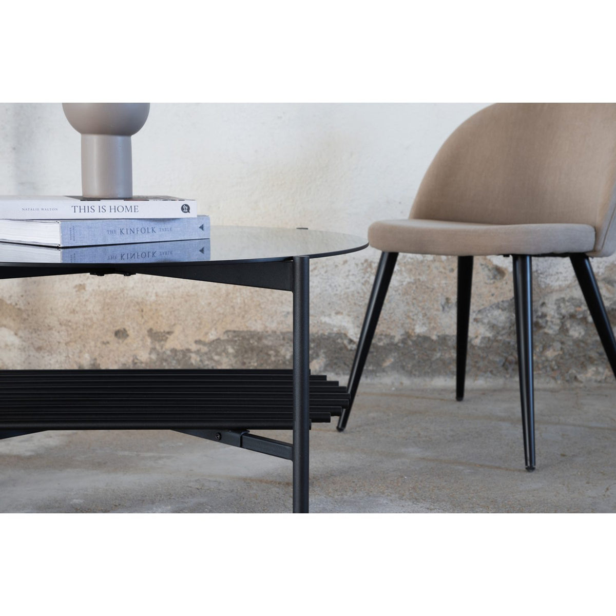 Von Staf Soffbord Black, ⌀80