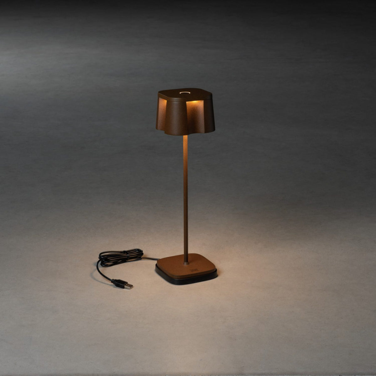 Nice USB Dimbar Bordslampa Ute Rost