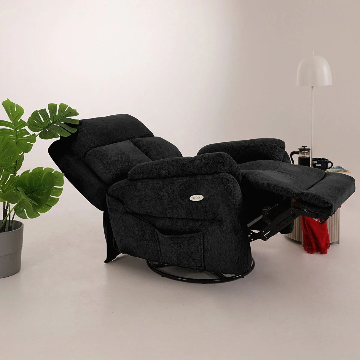 Angela Electric Reclinerfåtölj Svart