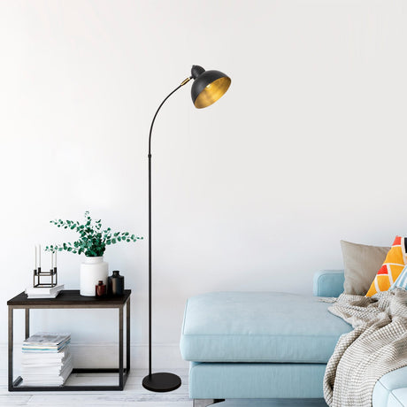 Gama Golvlampa Svart / Antik