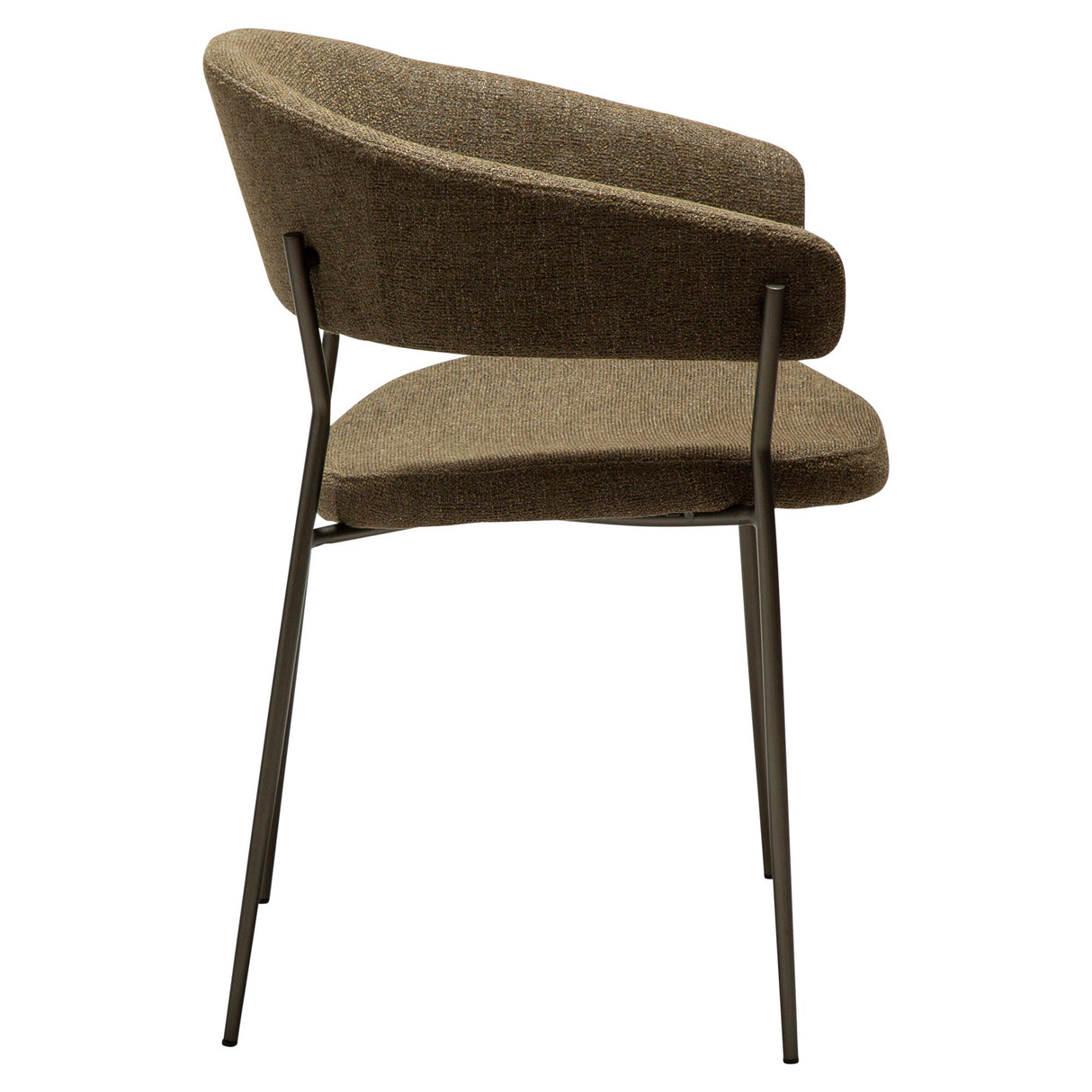 Reboot Stol Dark Olive, Antique Brass