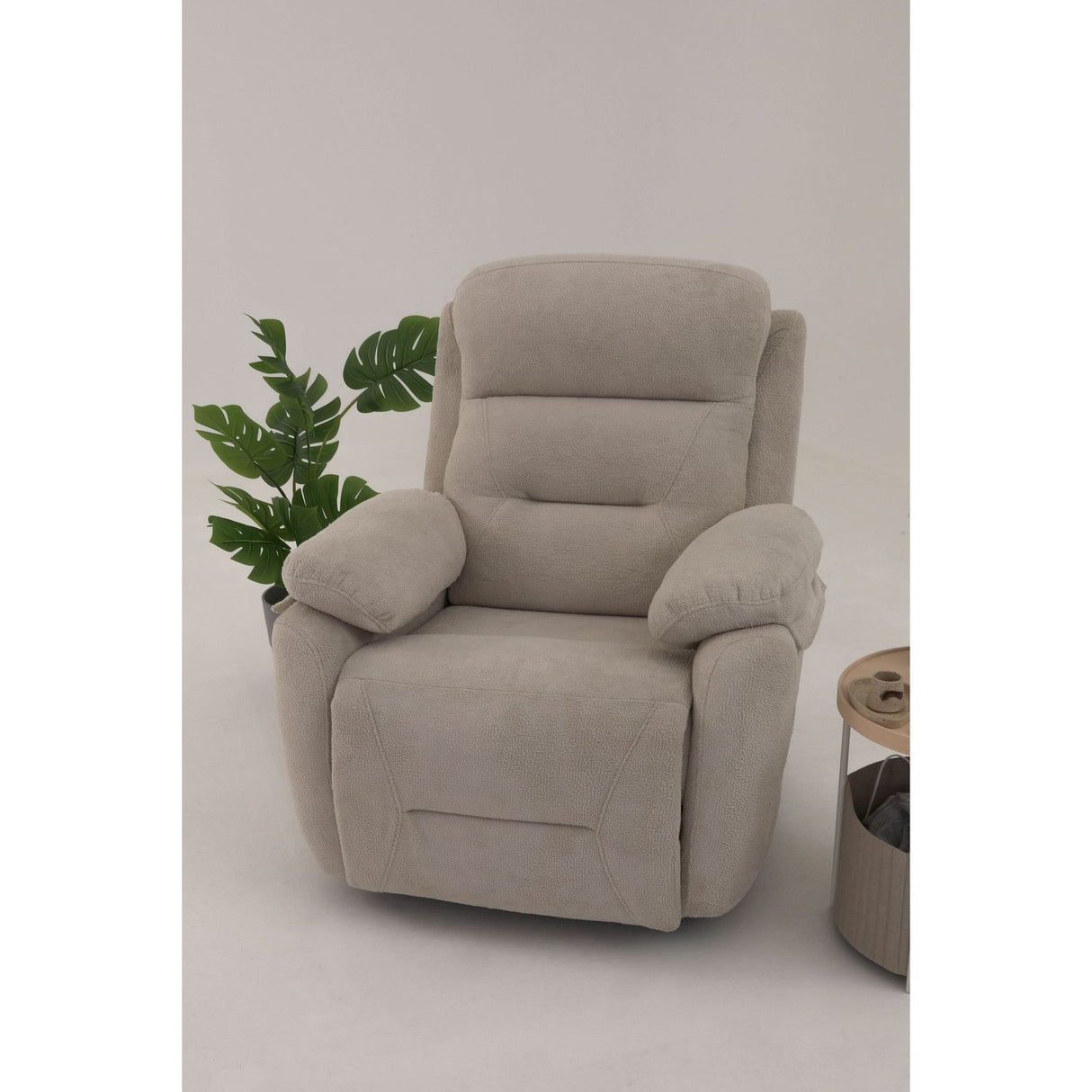Angela Electric Reclinerfåtölj Kräm