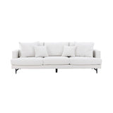 Sofia 3-sitssoffa Beige, Polyesterlinne