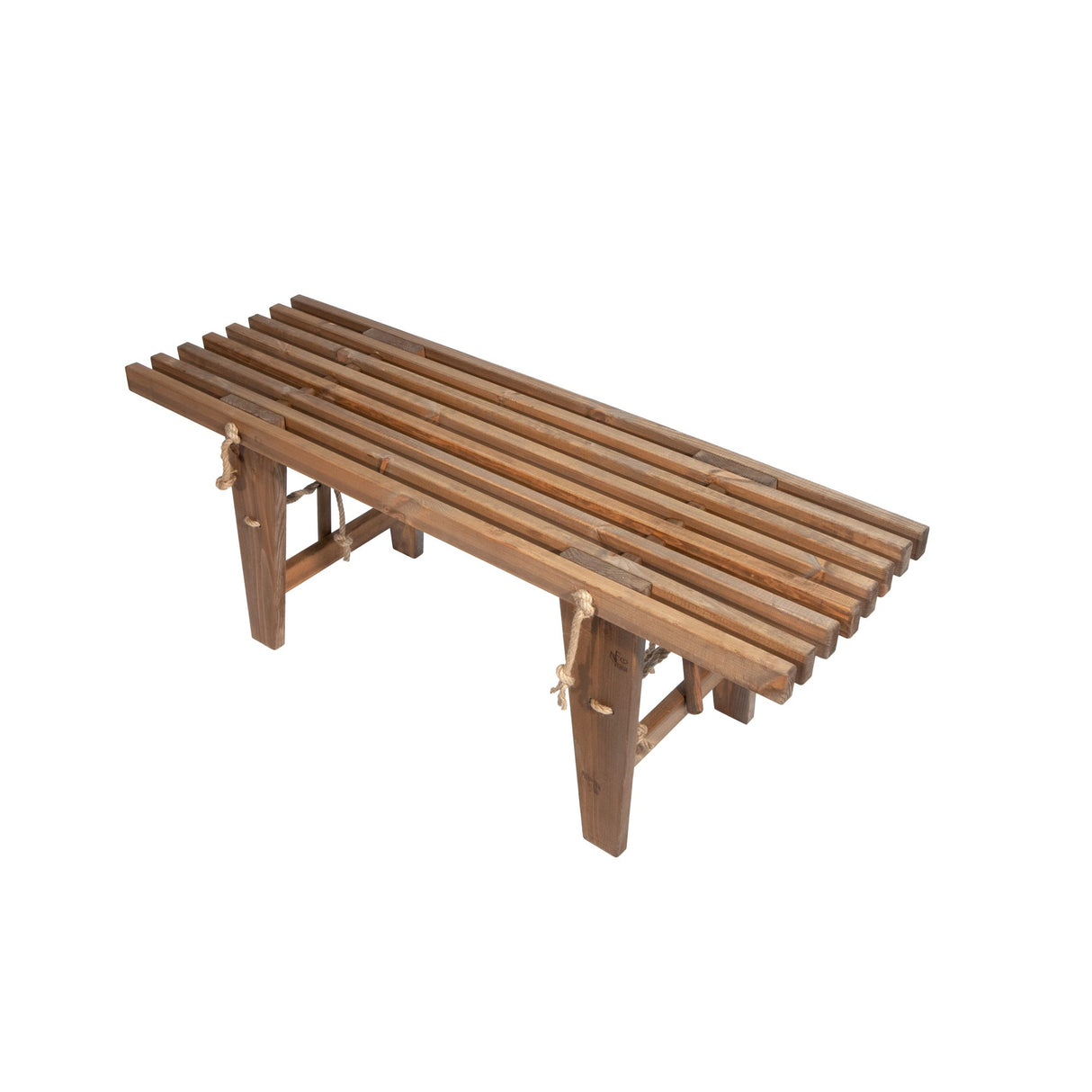 Ecobench 120 cm Oljad Furu Brun