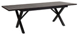 Hillmond Bord 100x166-226 cm Svart/Grå Laminat