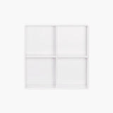 Atlanta Quadrant-vägghylla Vit