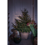 Slinga Amber LED Cherry Grön kabel Julgransbelysning 240 cm