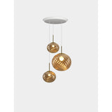 Whirl Trio Round Pendelsystem Gold