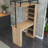 Feast Walnut / Svart Matbord