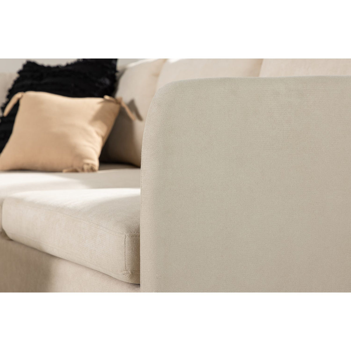 Noll 3-sitssoffa Beige, Hörnsoffgrupp