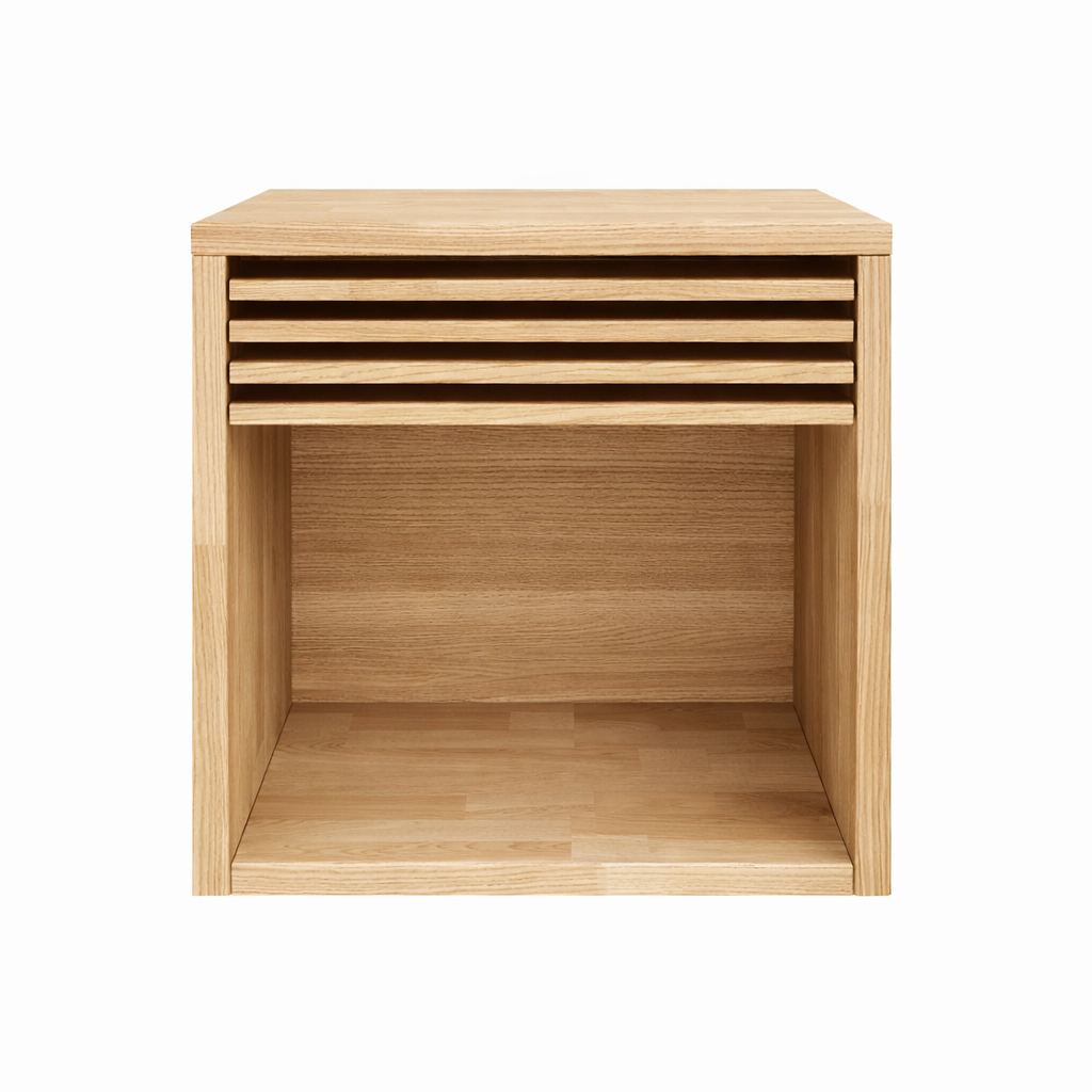 Broholm Nattduksbord 40x40 cm Oljad Ek