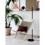 Theo Svart Golvlampa