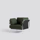 Can 1-sits Fåtölj Steelcut 975, förkromat stål, Black