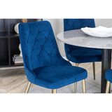 Razzia, Velvet Deluxe Rund matgrupp Blå, Guld, Svart,Grå, ⌀106