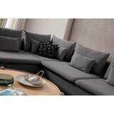 Flexy L (194 x 95 x 154 cm) Hörnsoffa Antracit