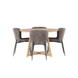 Yakidon, Modesto Rund matgrupp Svart,Brun, Brun, ⌀120