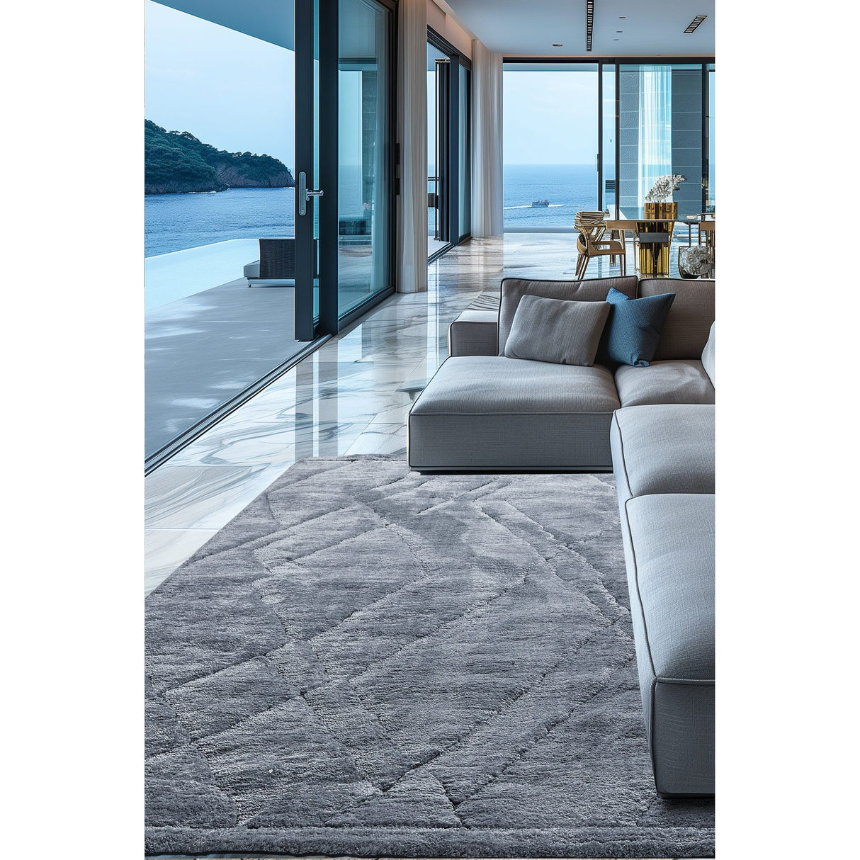 Viola Ryamatta 160x230 cm Antracit