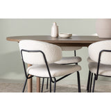 Andy, Chico Oval matgrupp Vit, Natur, 180 x 90