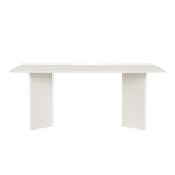 Melinda Matbord Wood White