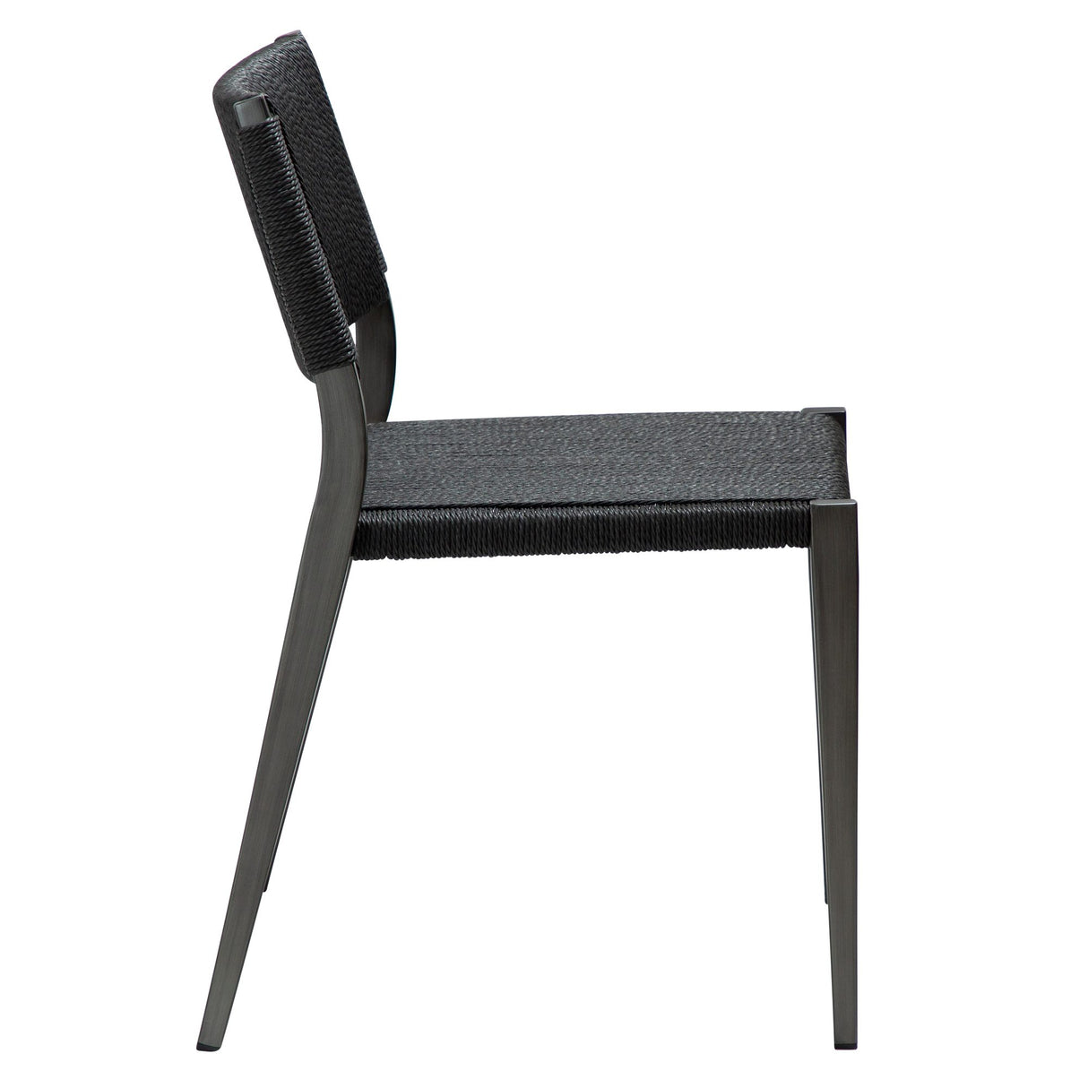 Loop Stol Black, Antiquet Brass