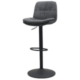 Lusso Barstol Justerbar Mörkgrå