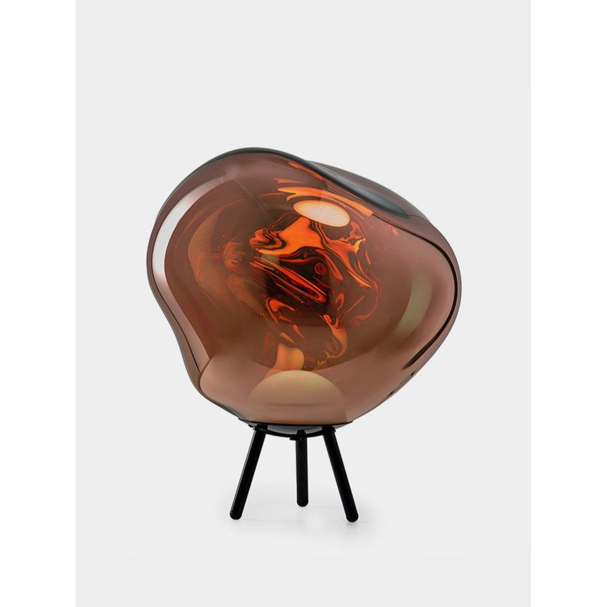 Melt Portabel lampa Copper/Black
