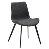 Hype Stol Pebble Grey Bouclé, Black