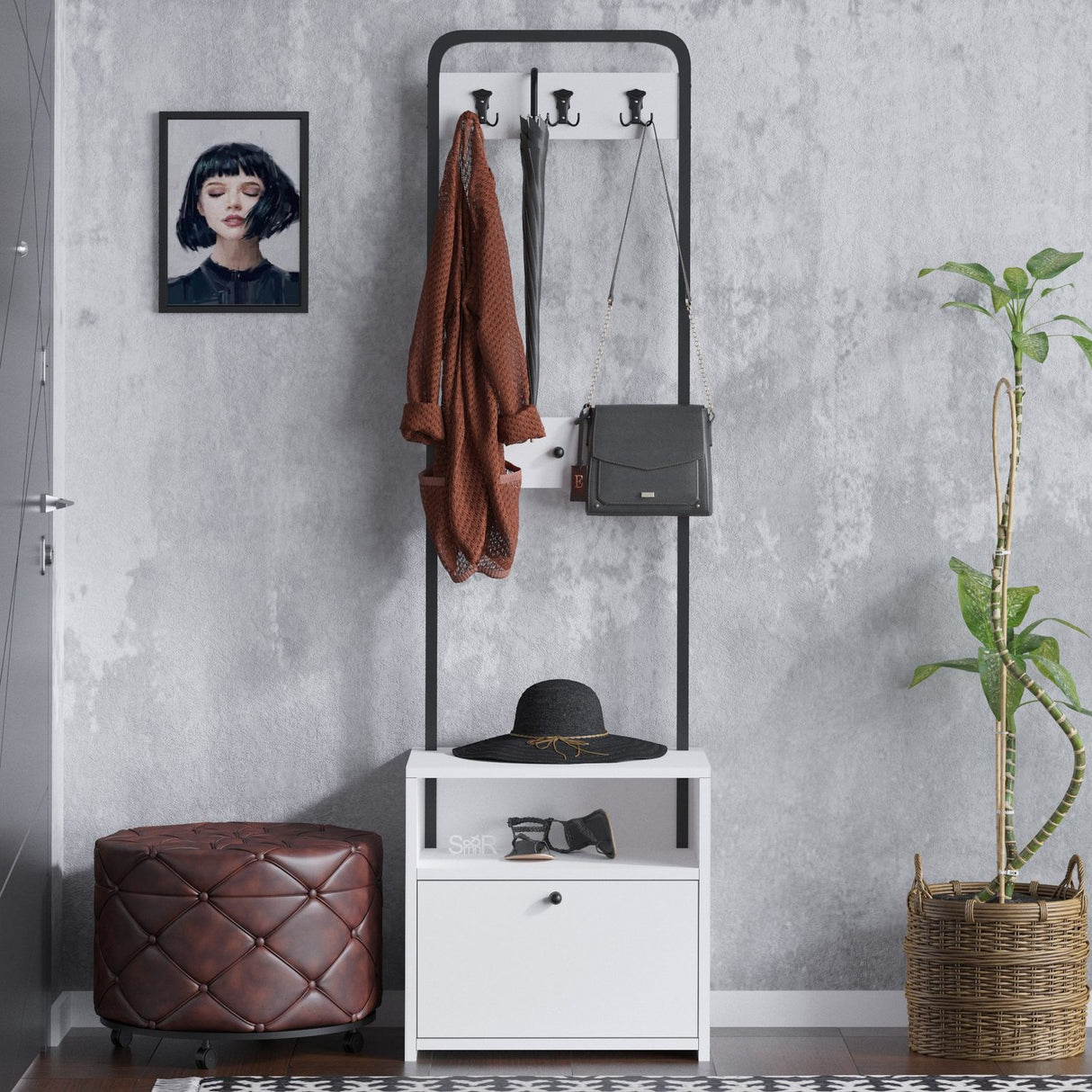 Minna Hatthylla White / Black