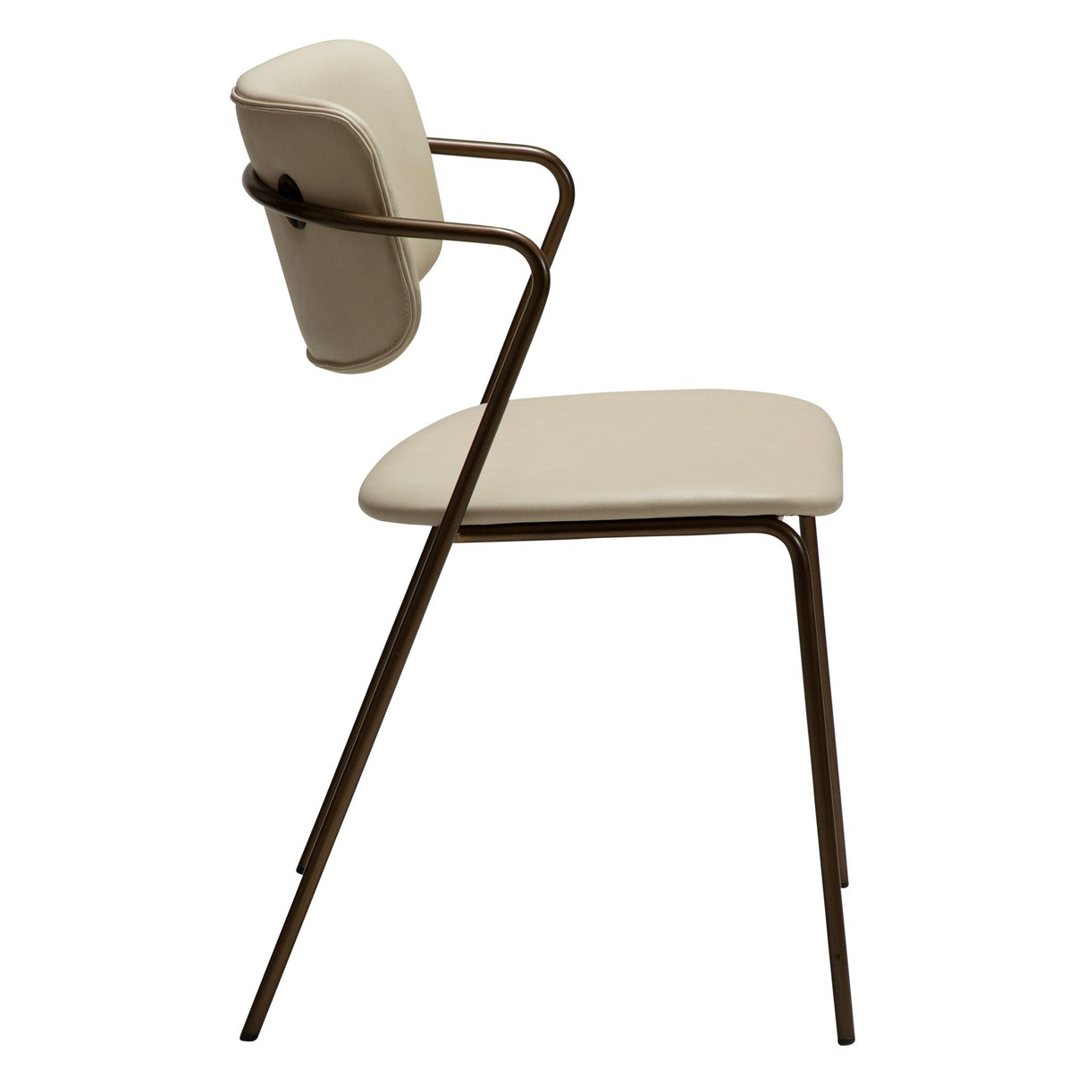 Zed Stol Frosted Almond Art.Leather