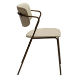 Zed Stol Frosted Almond Art.Leather