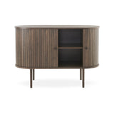 Slide Sideboard Brunlackad Ek, 110 cm