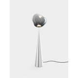 Melt Cone Fat Golvlampa Nickel/SIlver