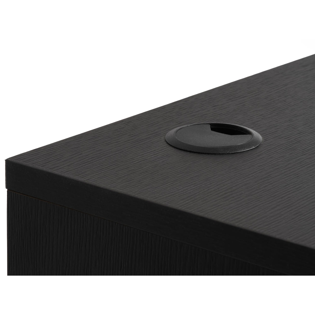 Segmento 60x120 cm Skrivbord Svart