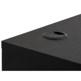 Segmento 60x120 cm Skrivbord Svart