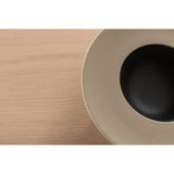 Bianca, Berit Oval matgrupp Beige, Vitputsad, 4st