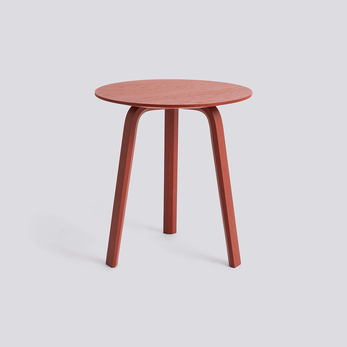 Bella Ø45 × H49 cm Soffbord Tile red – ek med vattenbaserad lack