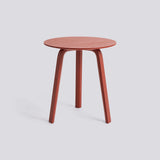 Bella Ø45 × H49 cm Soffbord Tile red – ek med vattenbaserad lack