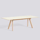 CPH 30 utdragbart L250 × B90 × H74 cm Matbord White – laminat
