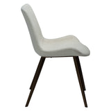 Hype Stol Dove Bouclé, Antique Brass