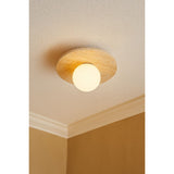 Tor-Tun (H 30 cm) Beige vit Ljuskrona