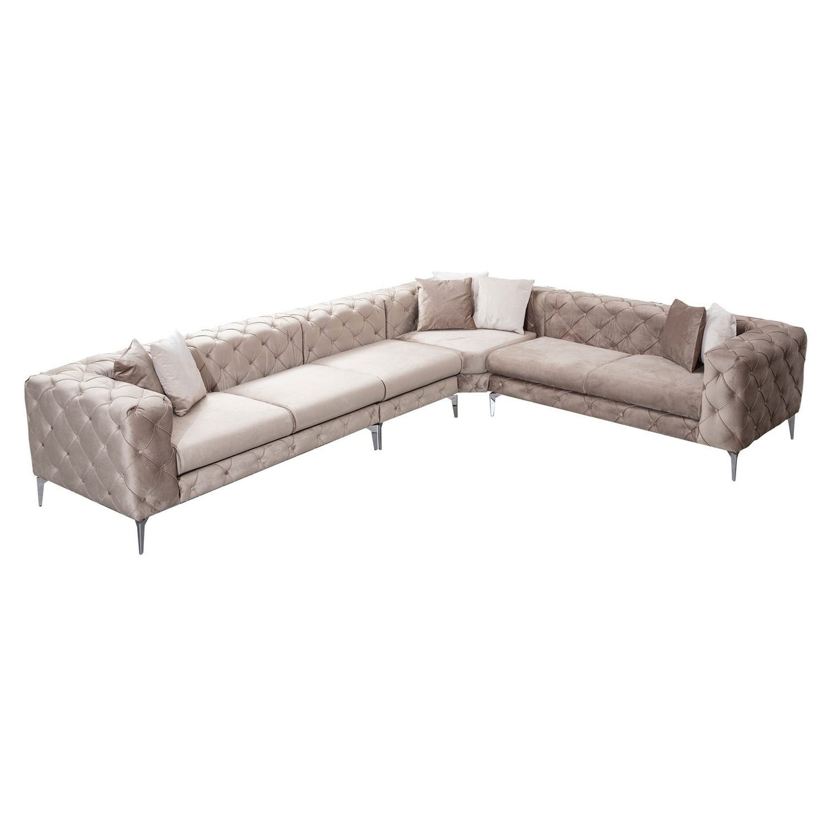 Lyon Beige Hörnsoffa