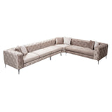 Lyon Beige Hörnsoffa