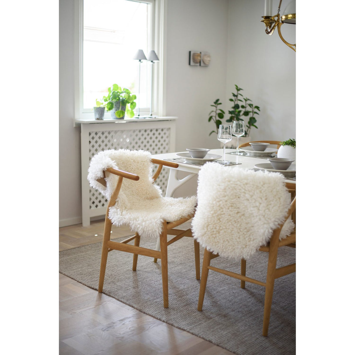 Wooly 60x90 cm Fäll Ivory